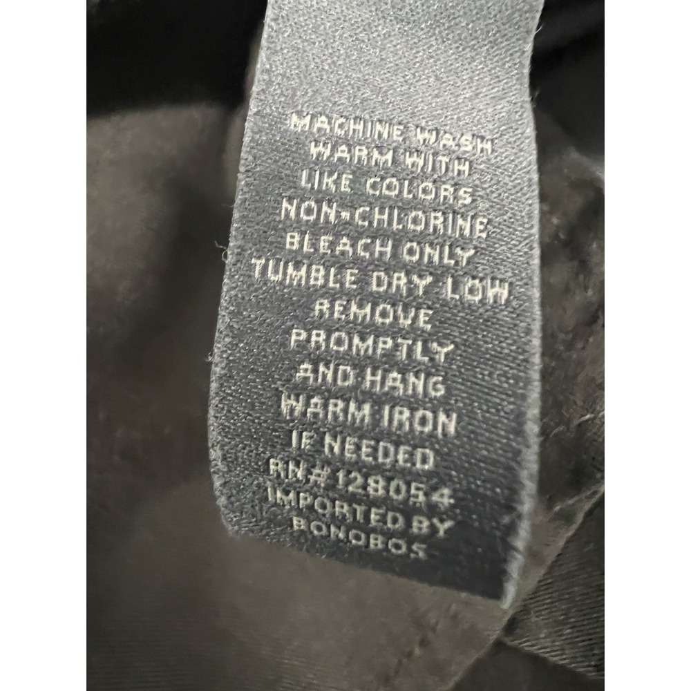 Bonobos Men's Friday Slim Fit Gray 100% Cotton Chino Pants Size 34x30 - Picture 8 of 8